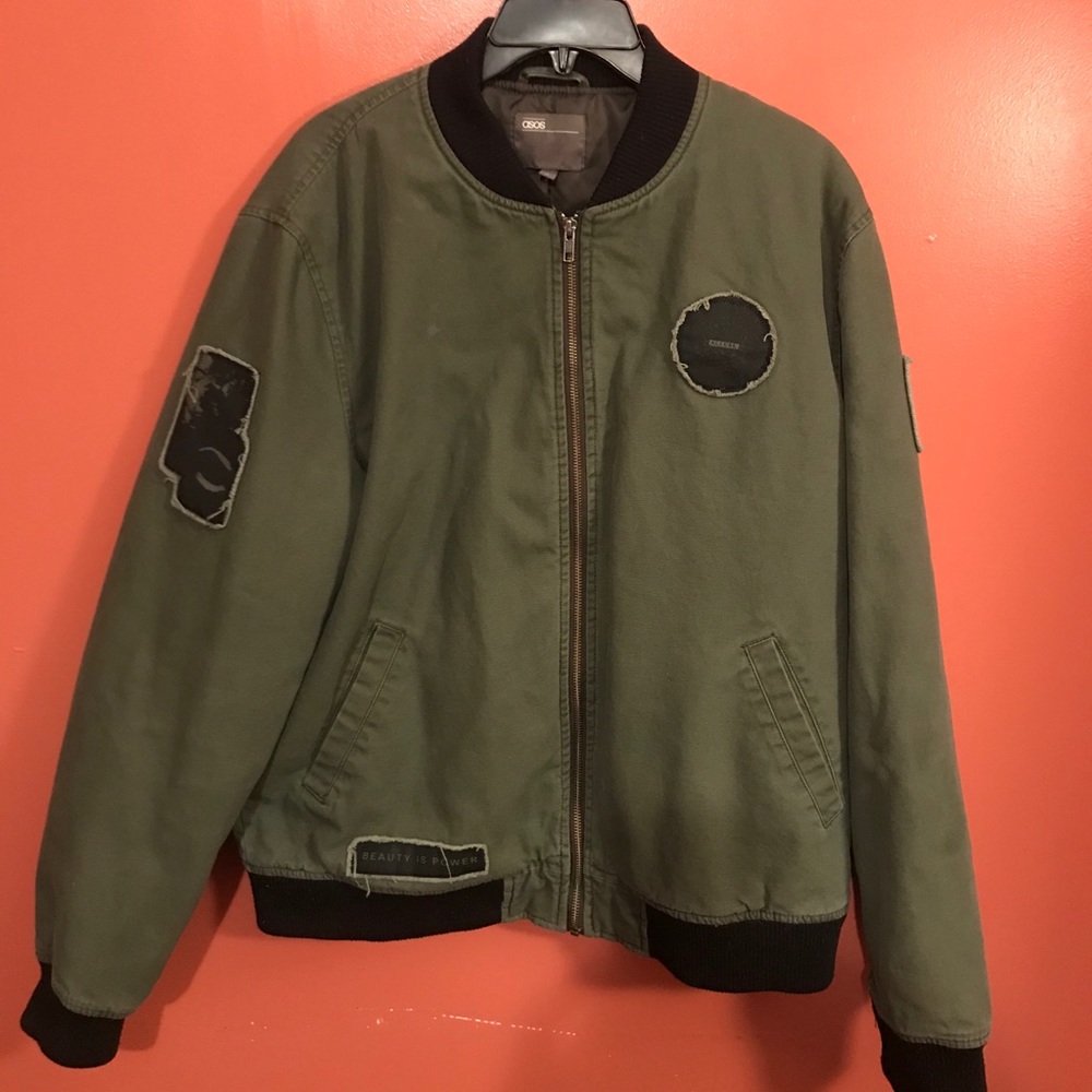💙Jacket, Size XL, Color Green/Black, OSOS Brand